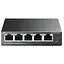Коммутатор TP-LINK TL-SG1005LP, 5x100/1000 Mb/s, автоматическое определение MDI/MDIX, металлический корпус, управляемый - миниатюра 1