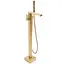 Змішувач для ванни Rea Tery brushed gold підлоговий REA-B5307 Золотий - мініатюра 1