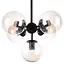 Люстра молекула Brille E27 40W BK (BL-265S/5) - миниатюра 2