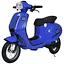 Электромобиль детский Bambi Скутер M 6017AL-4 на моторе 350W с MP3 музыкой и подсветкой фар - миниатюра 1