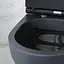 Унитаз подвесной FlashClean Am.Pm Spirit V2.0 с сиденьем микролифт black matt C701700MBSC, Черный матовый - миниатюра 3