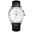Skmei 1801LSIWT Silver-Black White Leather - мініатюра 1
