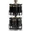 Набір ємностей для спецій TS Kitchen HP1356 на підставці 12 баночок по 120 мл чорний мармур - мініатюра 1
