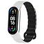 Ремешок Dual-color Magnetic для Xiaomi Mi Band 9/8/10 White/Black - миниатюра 1