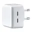 Сетевое зарядное устройство Apple 35W Dual USB-C Power Adapter High c0py Белый - миниатюра 1