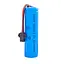 Акумулятор 18650 3.7V 1200 mAh з конектором JST SM-2P для дитячих іграшок та вертольотів (18858) - мініатюра 1