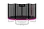 Батут із внутрішньою сіткою THUNDER OUTSIDE PRO 14FT 427 см Black/Pink - мініатюра 1