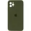 Чохол Epik Silicone Case Square Full Camera Protective AA для Apple iPhone 11 Pro Max 6.5 Зелений/Dark Olive - мініатюра 1