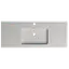 Раковина глянцевая врезная Amidicon Rodeo 120 1200x480 из литого камня RODEO_120_HL, Белый - миниатюра 4