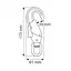 Карабін Camp Swivel Hook 20 mm Silver (1060-925) - мініатюра 2