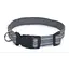 Ошейник для собак Zoo-hunt Неон капроновый светоотражающий ок 1,6 см 23-34 см серый - миниатюра 1