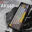 Клавиатура игровая механическая беспроводная Ajazz AK-650B Black RGB Flying Fish Switch Hot-Swap 2.4G/Bluetooth/USB - миниатюра 6