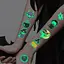 Набор детских временных татуировок Halloween glow kids-tatto-halloween-glow-set-1 - миниатюра 2