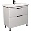 Тумба Мойдодир Freya 80 з умивальником Ipek 80 Білий - мініатюра 1