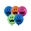 Шарик воздушный латексный с принтом (30 см, 5 шт.) Усы - миниатюра 1