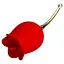 Кліторальний стимулятор Pretty Love Rose Lover Licking Stimulator 14.2 см червоний - мініатюра 2