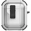 Футляр протиударний Locking Button для навушників Airpods 1/2 White - мініатюра 1