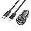Автомобільний зарядний пристрій Hoco Z53A USB-C та USB-A PD 30W QC 3.0 з кабелем Type-C Lightning - мініатюра 2