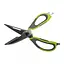 Багатофункціональні кухонні ножиці 10в1 Mighty Shears з чохлом і магнітом Сірий / Зелений - мініатюра 4