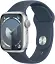 Смарт-часы Apple Watch Series 9 41mm Silver Aluminum Case with Storm Blue Sport Band -M/L (MR913QC/A) - миниатюра 1