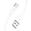 Дата кабель Hoco X87 Magic silicone USB to Type-C (1m) White - мініатюра 4