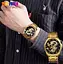 Чоловічий наручний годинник Skmei 9193 Дракон Чорний циферблат - мініатюра 6