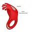 Віброкільце PRETTY LOVE - VIBRATION PENIS RING, Ruben, 7 vibration functions red PRETTY LOVE BI-210311 99055 - мініатюра 7