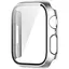 Чохол-накладка DK Пластик Soft-Touch Glass Full Cover для Apple Watch 45mm (silver) - мініатюра 1