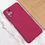 Чохол TPU GETMAN Liquid Silk Full Camera для Samsung Galaxy A12 Бордовий / Marsala - мініатюра 4