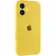 Чохол Epik Silicone Case Full Camera Protective AA для Apple iPhone 16, 6.1 Жовтий/Yellow - мініатюра 1