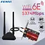 Мережева карта Fenvi FV-AXE3000PRO Bluetooth 5.3 + Wi-Fi 2.4 / 5 / 6 GHz PCI-E з виносними антенами (18843) - мініатюра 3