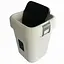 Мусорное ведро Motek на 8 л с поворотной крышкой 22.5х22.5х30 см Белый (COB-410)  - миниатюра 5