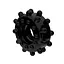 Эрекционное кольцо Lovetoy Power Plus Cock Ring черный - миниатюра 4