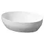Умывальник на столешницу Cersanit Larga эллипс 50х38 см Белый матовый K677-017 30412 - миниатюра 1
