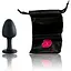 Анальна пробка Dorcel Geisha Plug Ruby M з кулькою всередині створює вібрації діаметр 3.2 см - мініатюра 3