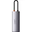 USB-хаб Baseus Metal Gleam Series 5-in-1 Multifunctional Type-C Hub Space Gray (CAHUB-CX0G) [72630] - мініатюра 5