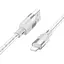 Кабель Hoco X99 Crystal junction Lightning silicone charging data cable 1 м 2.4A - мініатюра 1