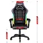 Компьютерное кресло Hell's HC-1003 Led RGB Black - миниатюра 5