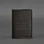 Кожаная обложка для военного билета офицера запаса 8.0 темно-коричневая - миниатюра 6