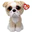 Мягкая игрушка TY Beanie Boos английский бульдог Pooch 15 см (37371) - миниатюра 1