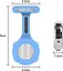 Годинник для медсестер Vicloon Брошка Силіконовий годинник для медсестер із затискачем Кишеньковий годинник для медсестер FOB - мініатюра 4