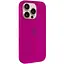 Чохол Epik Silicone case AAA with Magsafe and Animation button для Apple iPhone 16 Pro Max 6.9 Fuchsia - мініатюра 1