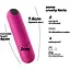 Вібраційна куля Crushious акумуляторна Imoan рожева 7.6 х 2 см - мініатюра 6