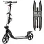 Самокат Best Scooter 93-103х64х16 см Чорно-білий 000255836 - мініатюра 1