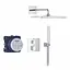 Душова система прихованого монтажу Grohe QuickFix Precision Cube Vitalio Rain Mono 310 Cube 34879000, Хром - мініатюра 3
