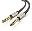 Аудіокабель UGREEN AV128 6.5mm Male to Male Audio Cable Gray 2m(UGR-10638) - мініатюра 1
