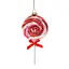 Елочное украшение "Леденец" розово-красный, 8,2*3,4*16,5 см, YQ1409211 - миниатюра 1