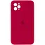 Чохол Epik Silicone Case Square Full Camera Protective AA для Apple iPhone 11 Pro 5.8 Червоний/Rose Red - мініатюра 1