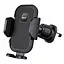 Тримач телефону автомобільний Brevia AirVent Pro MultyHold на дефлектор, для 4.7-6.8', ширина до 100мм, чорний(48810) - мініатюра 1