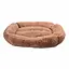 Лежак плюшевий для собак Milord BROWNIE XL 95x70x2 см (коричневий) - мініатюра 1
